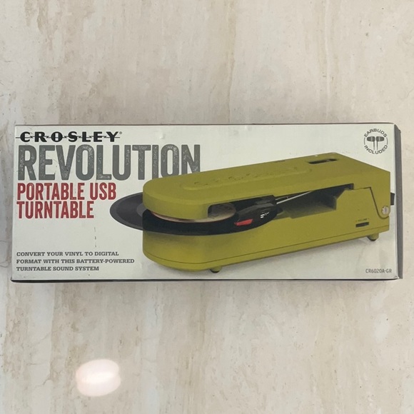 Crosley Other - Record Player Portable Turntable Crosley Revolution USB Vinyl Records CR6020A-GR